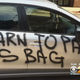 Illustration for article titled NYC Man Vandalizes Parked Cars, Cant Spell Shitbag